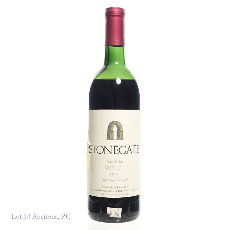 1977 Stonegate Spalding Vineyard Merlot (1 of 3)
