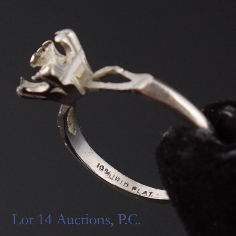 Platinum Ring Setting - 3