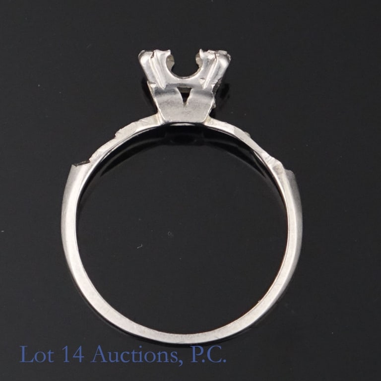 Platinum Ring Setting - 4