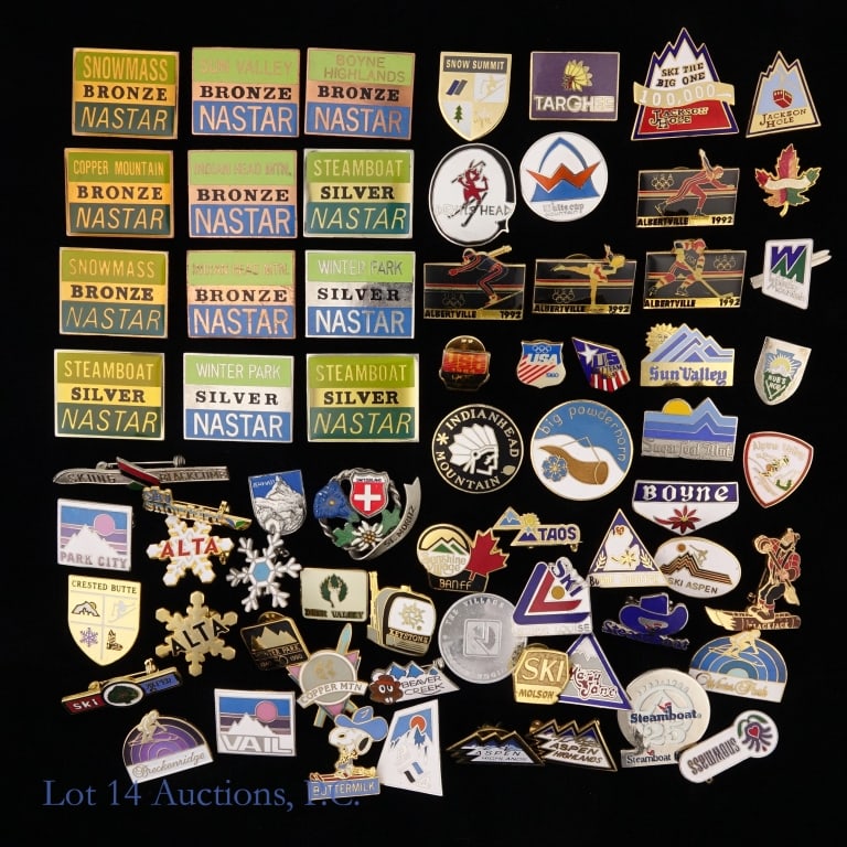Ski Themed Resort and Olympic Pins (~70) (1 of 6)