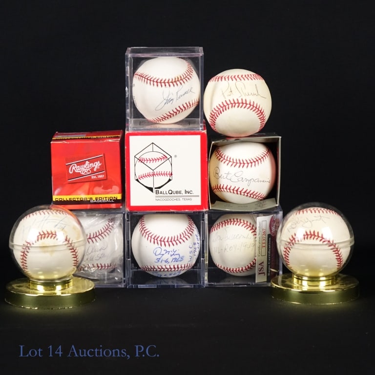 Signed Baseballs Former MLB Stars (10) (1 of 7)