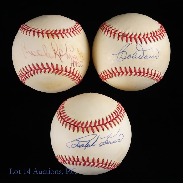Old Time HOF Player Signed Baseballs (6) - 4