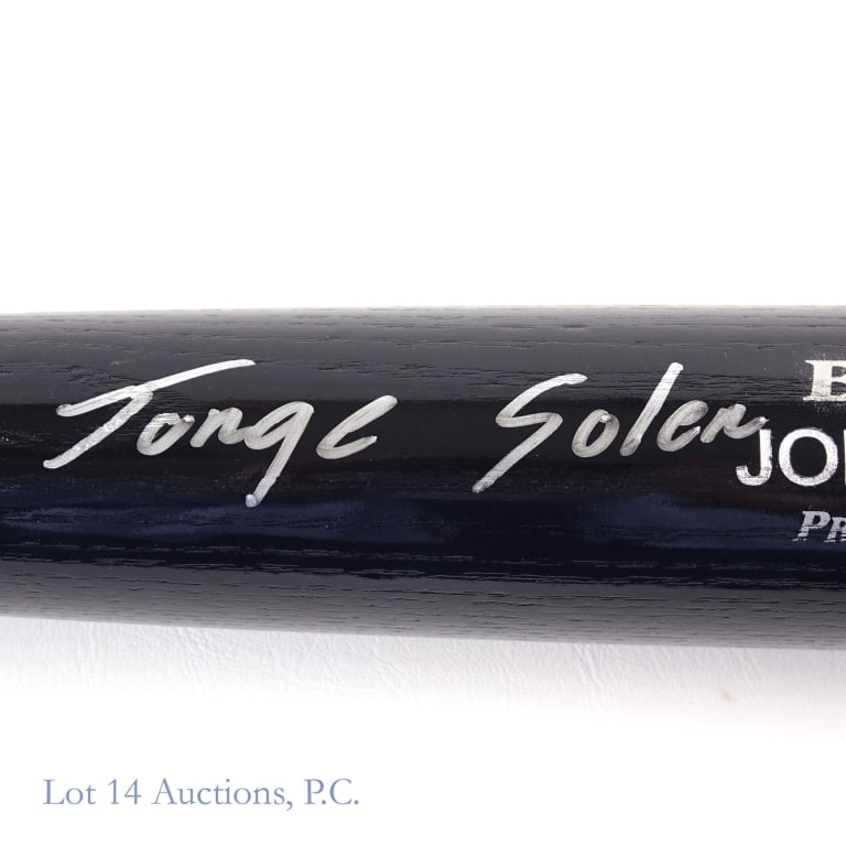 Jorge Soler Signed Professional Model Bat PSA COA - 2