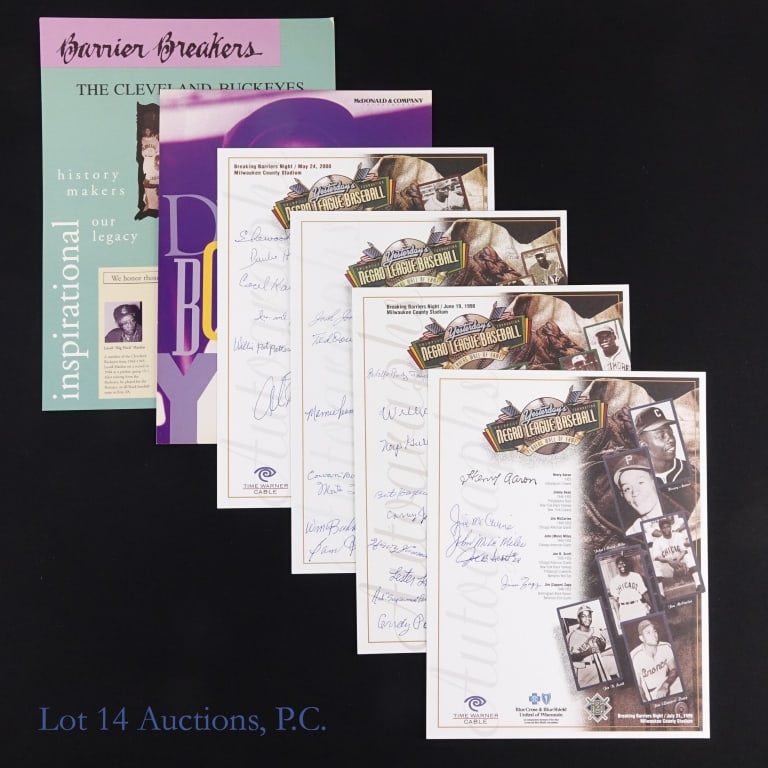 Negro Leagues Autographs and Ephemera (1 of 3)