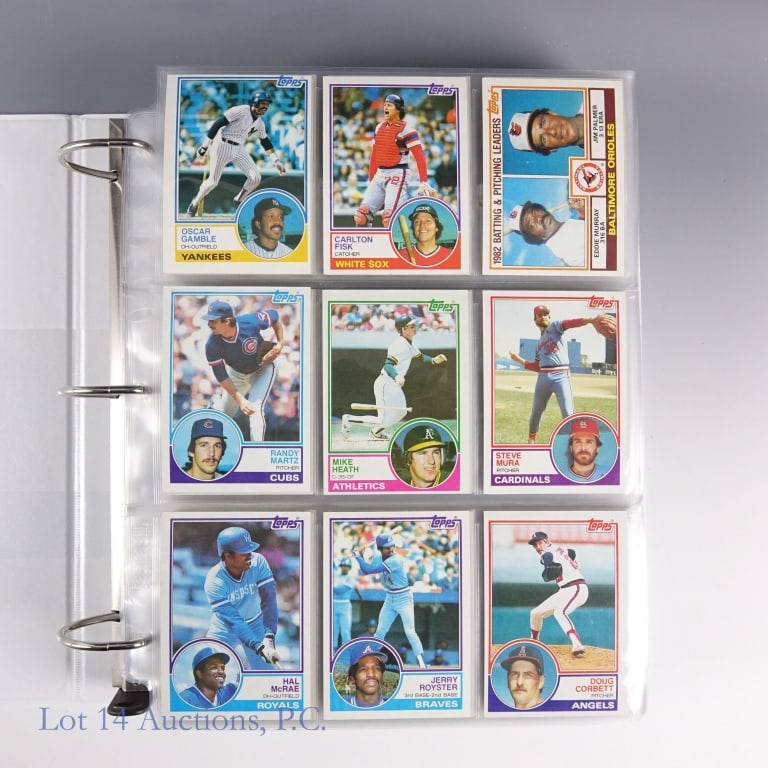 1983 Topps Baseball Cards Complete Set - 2