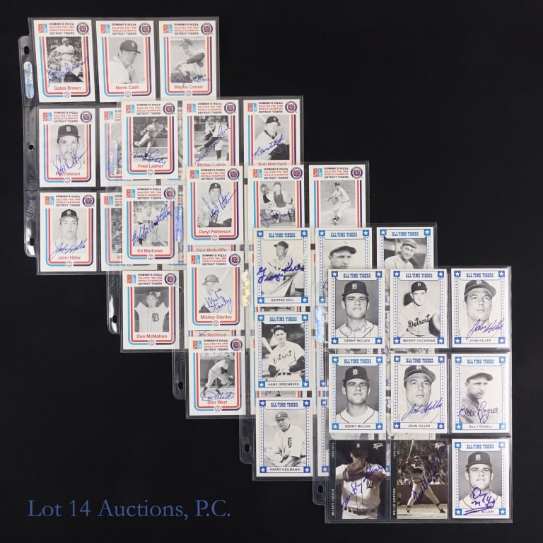 Detroit Tigers Baseball Cards (34 Autos) (1 of 3)
