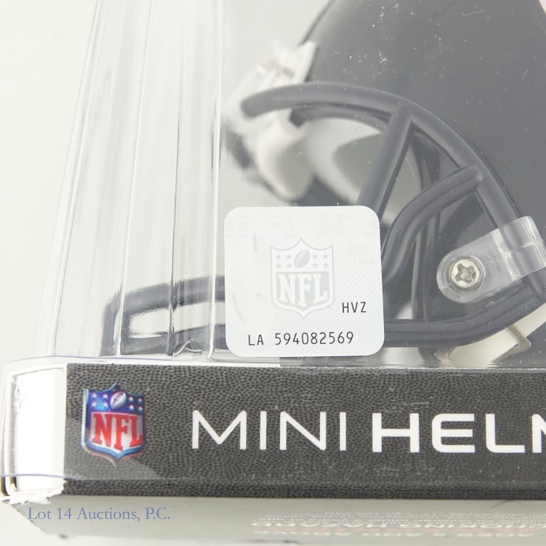 Chicago Bears Signed Mini Helmets AS IS (3) - 5