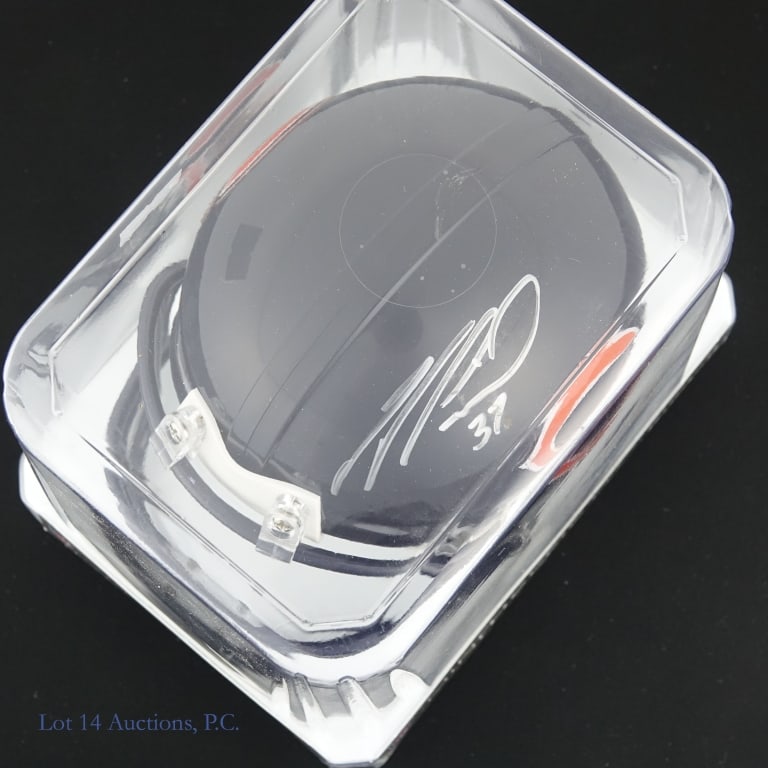 Signed Bears Mini Helmets Unknown Players (3) - 4