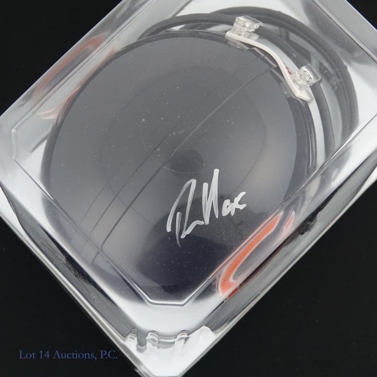 5 Signed Chgo Bears Mini Helmets Unknown Players - 8