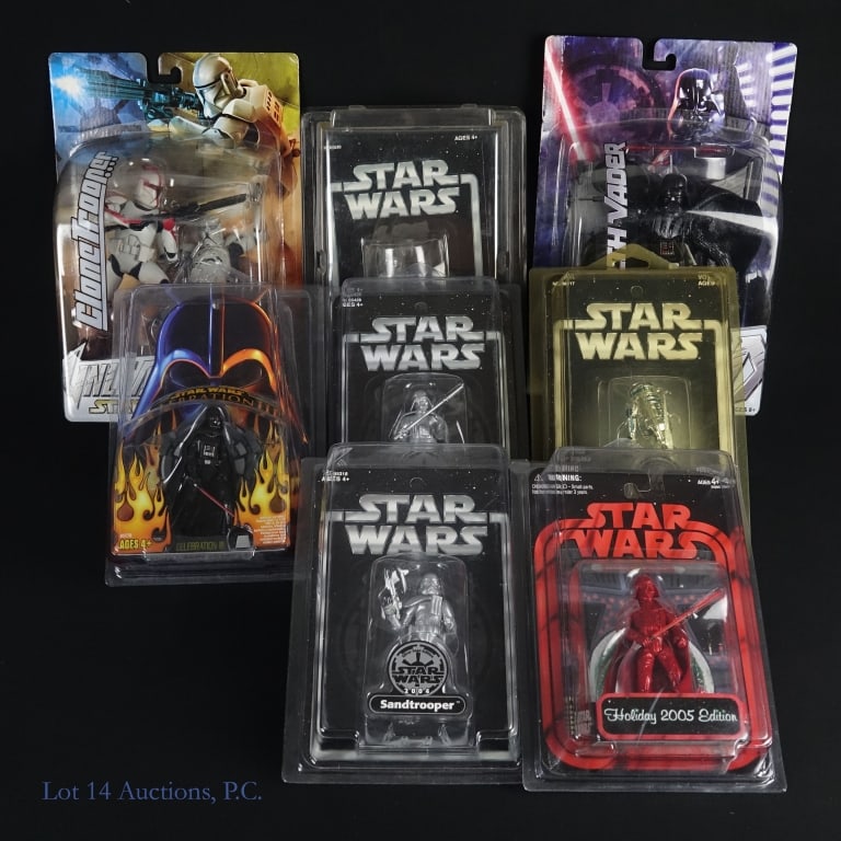 Star Wars Hasbro Figures New In Box '02-'05 (8) (1 of 11)