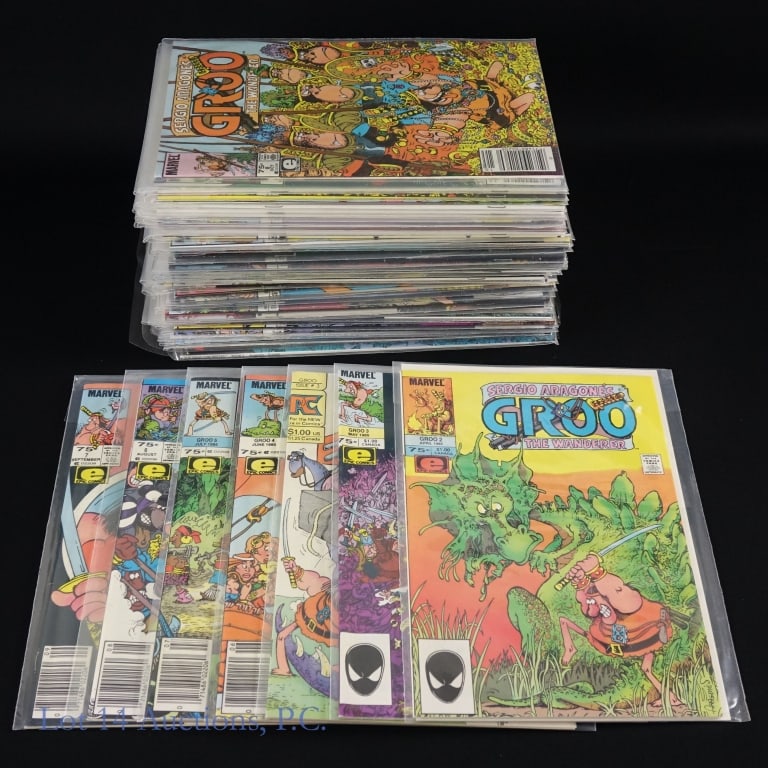 Groo the Wanderer Ranging #1-82, Key Marvel (+70) (1 of 5)