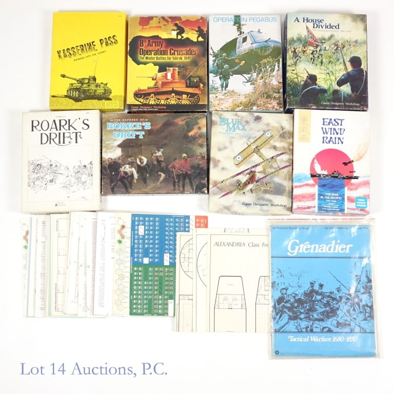 Tabletop Games Lot, East Wind Rain etc. (8) (1 of 4)