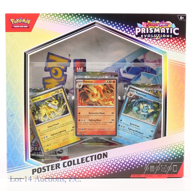 Prismatic Evolutions Poster Coll. Case (6 Boxes) - 2