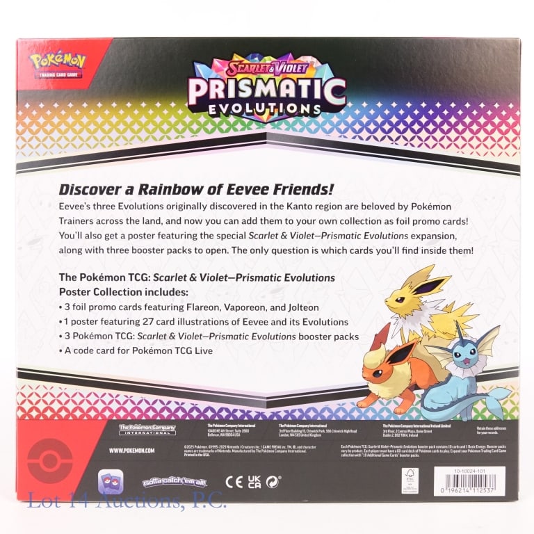 Prismatic Evolutions Poster Coll. Case (6 Boxes) - 3