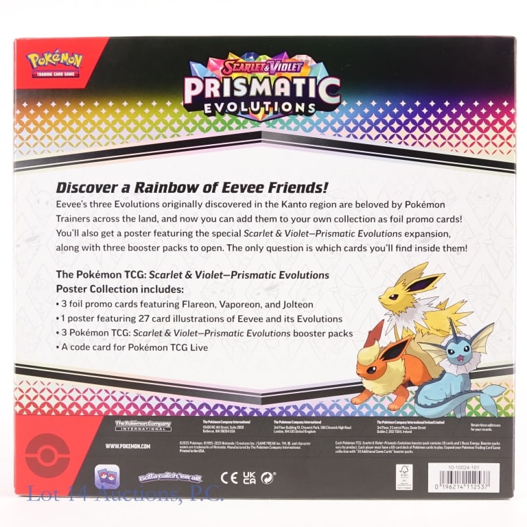 Pokemon Prismatic Evolutions Poster Coll Boxes (6) - 2