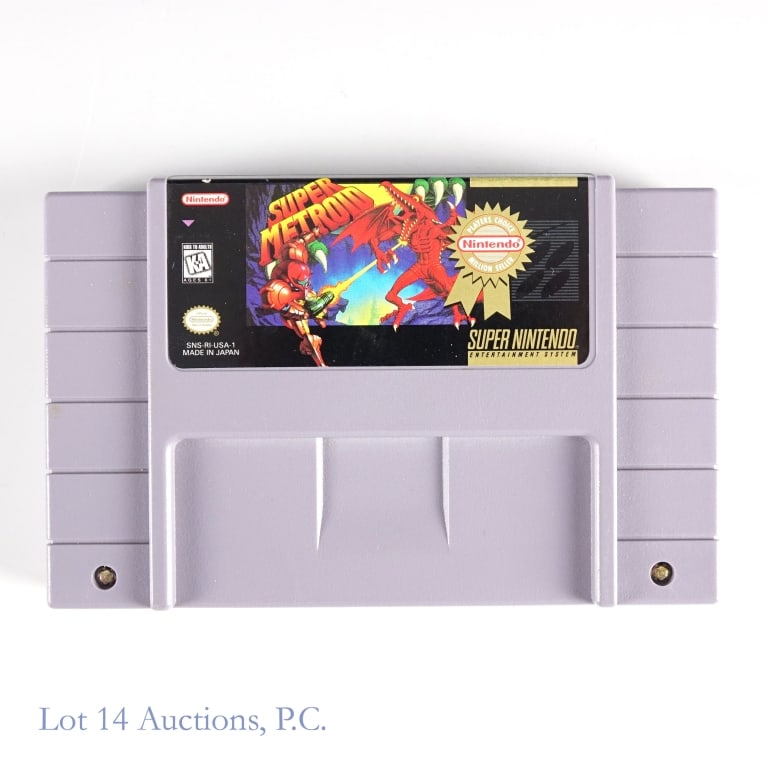 Super Nintendo SNES Super Metroid Game Cartridge (1 of 2)