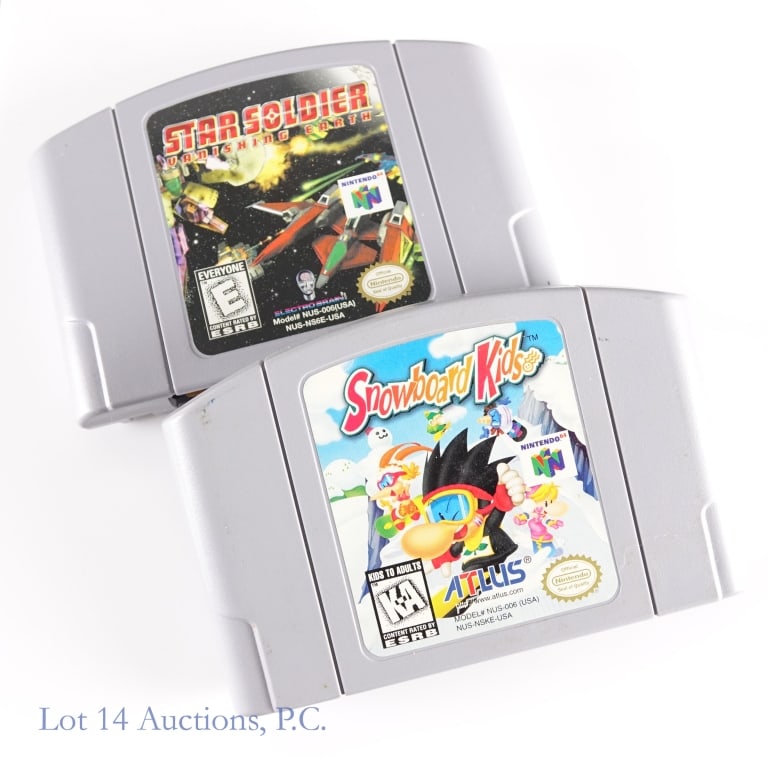 Nintendo 64 Snowboard Kids & Star Soldier Games (1 of 3)