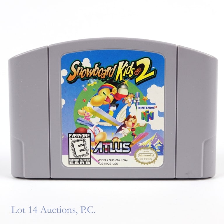 Nintendo 64 N64 Snowboard Kids 2 Game Cartridge (1 of 2)