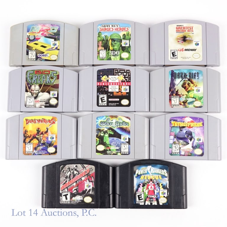 Nintendo 64 N64 Game Cartridges (11) (1 of 5)