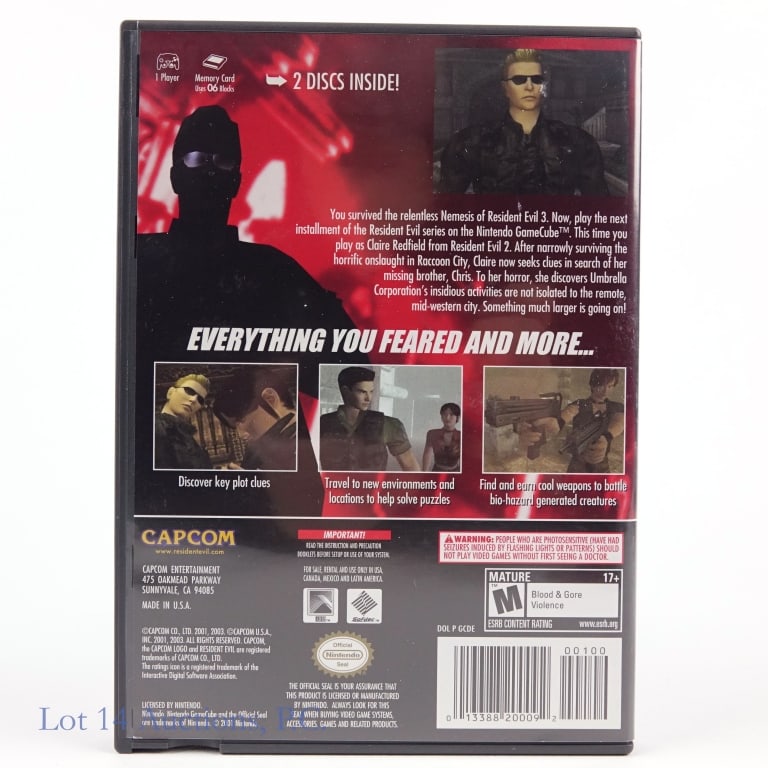 Nintendo GameCube Resident Evil Code Veronica CIB - 2