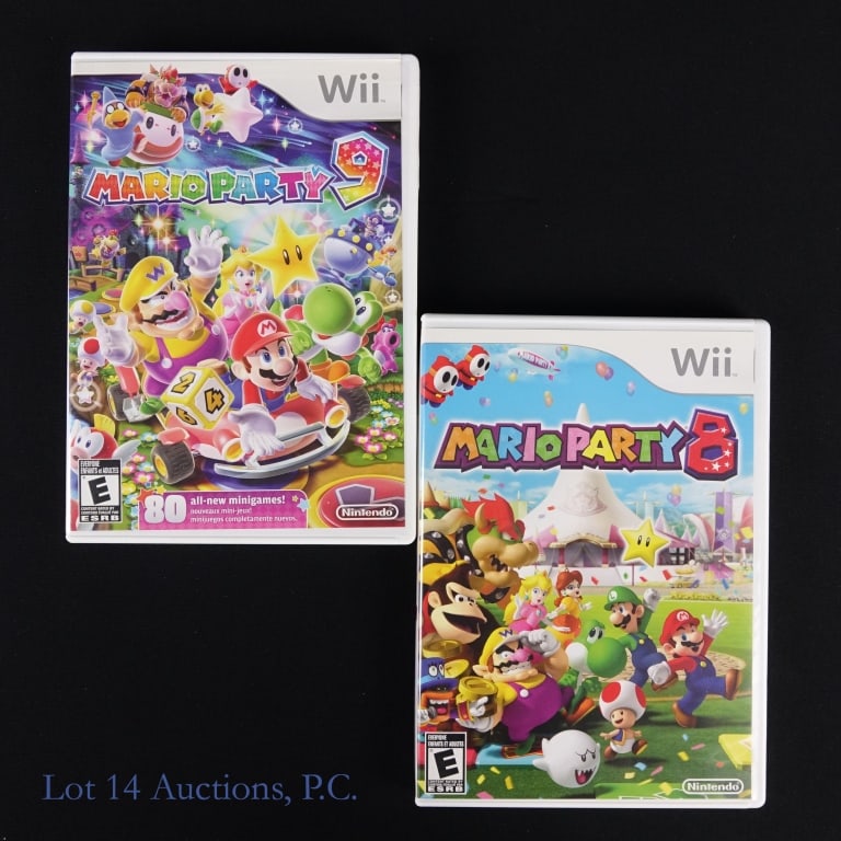 Nintendo Wii Mario Party 8 & 9 Games CIB (2) (1 of 2)