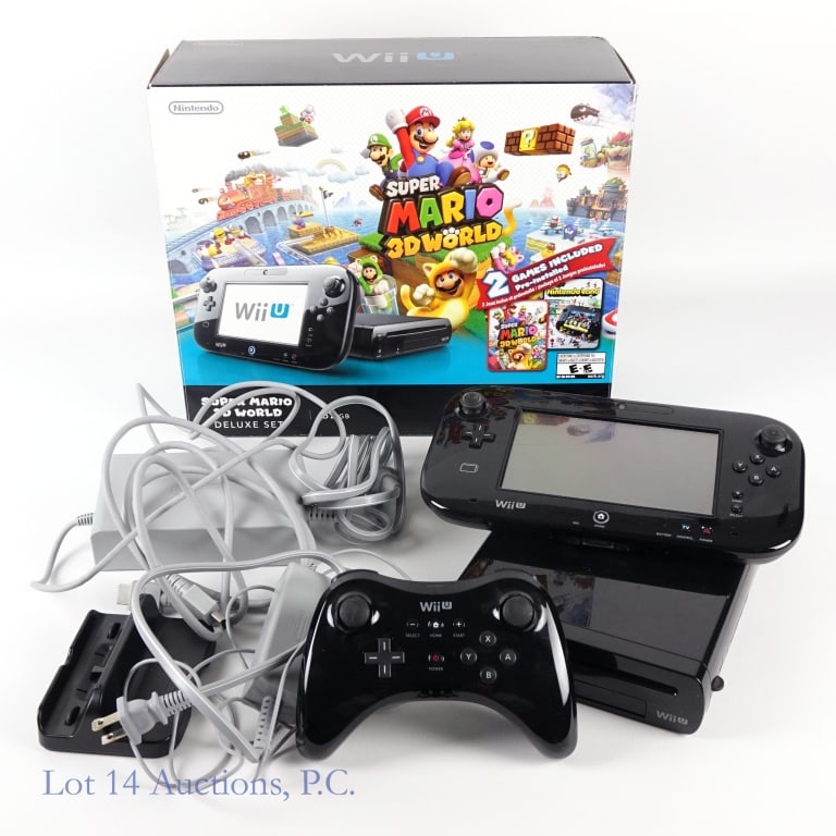 Nintendo Wii U Super Mario 3D Deluxe Set CIB T+W (1 of 6)