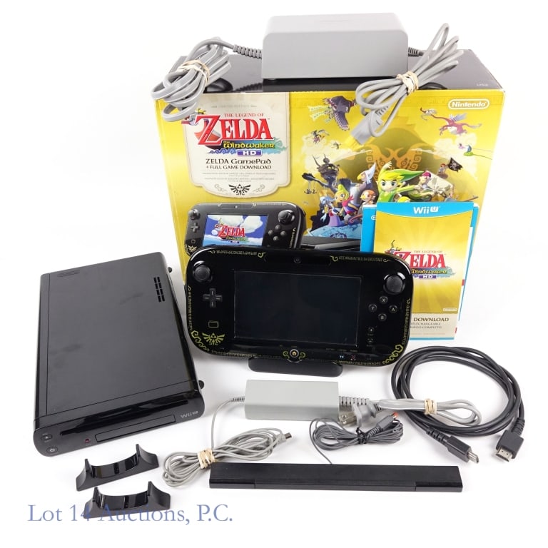 Nintendo Wii U Zelda Wind Waker Deluxe Set CIB T+W (1 of 8)
