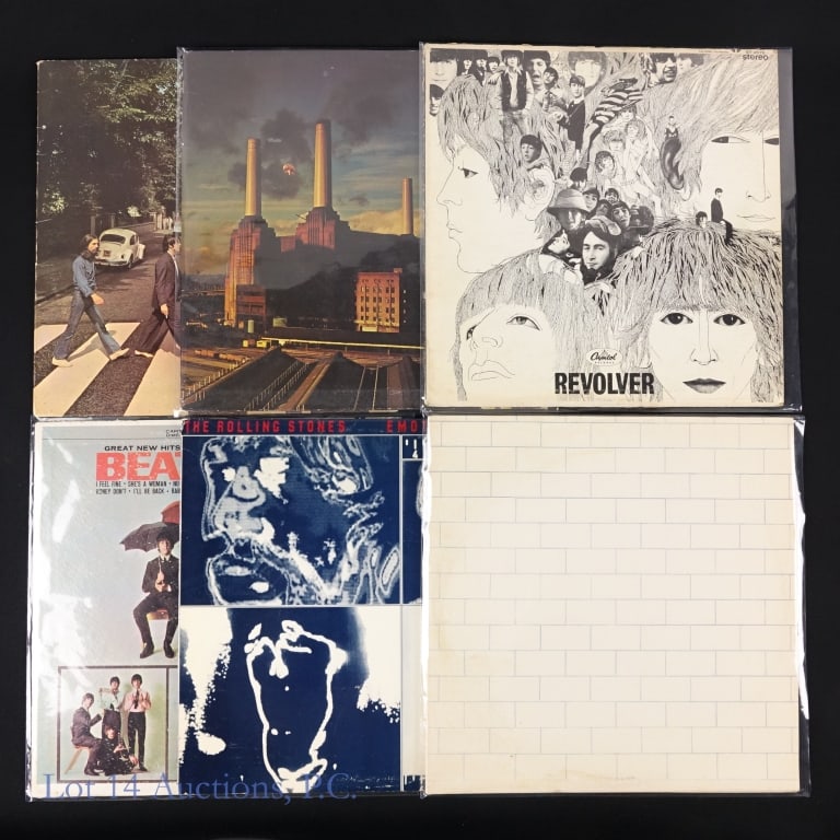 Vinyl Records, Pink Floyd, Beatles, Stones (5) (1 of 5)