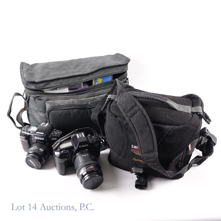Nikon F90, Canon EOS 650, Lenses, Accessories (1 of 10)