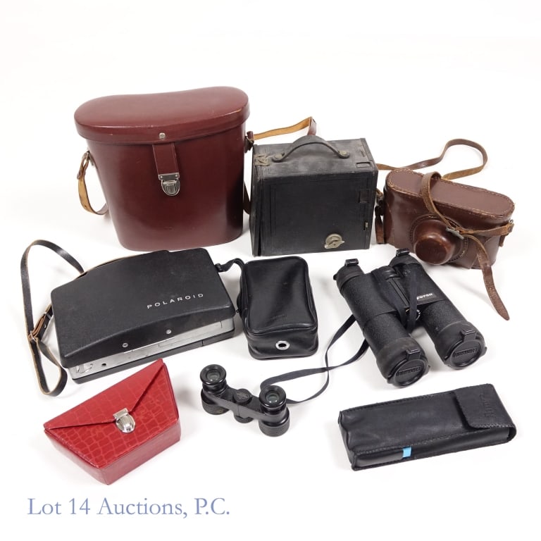 Vintage Binoculars And Cameras (5+3) (1 of 10)
