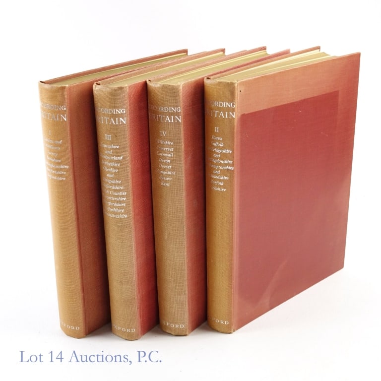 Recording Britain Books Volumes 1-4: Recording Britain Books (Volumes 1-4). A collection of the development of Britain during its monumental transformation in the 1940s. These four matching hardcover books showcase illustrations,