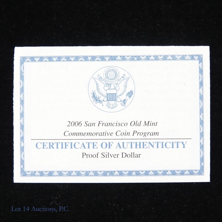 2006-S US Silver Proof Old Mint Com $1 in OGP - 4