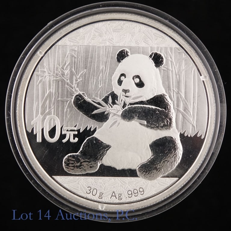 2017 China 99.9% Silver 10 Yuan Panda (GEM Proof) (1 of 2)