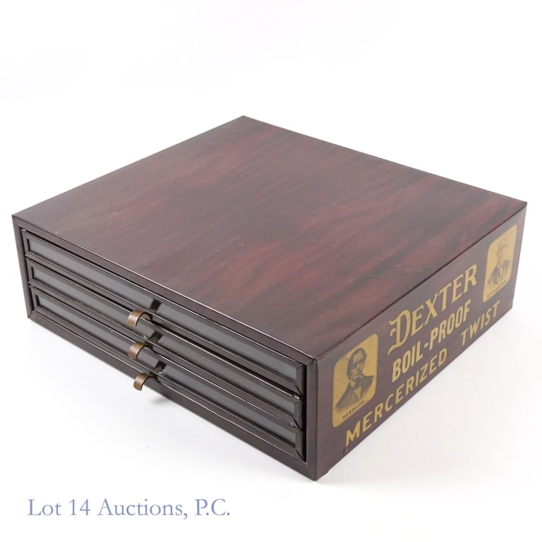 Dexter Thread Counter Cabinet 3 Drawer Advertising (1 of 4)