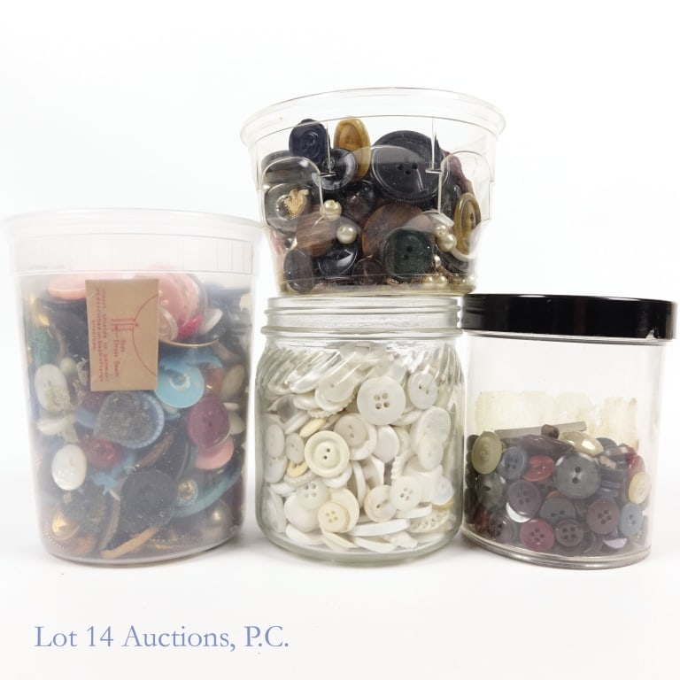 Button Collection 7+ Pounds - 4
