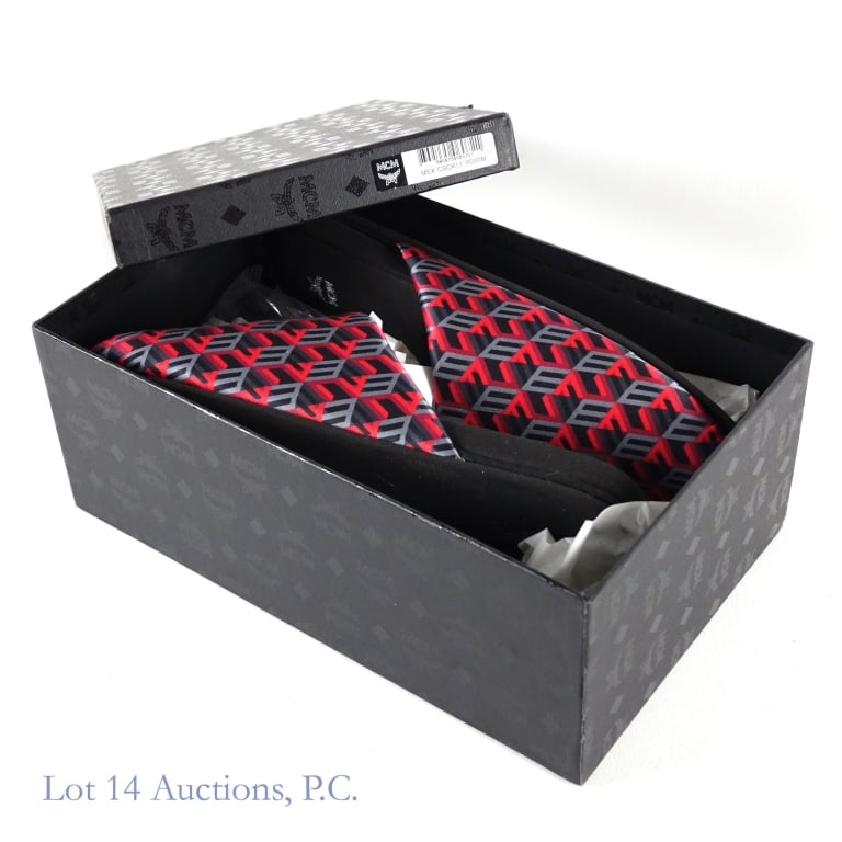 MCM Room Slippers Men Size M/10 CIB (1 of 6)