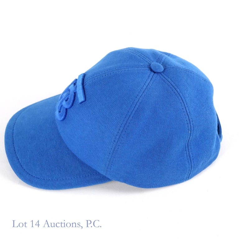 Burberry TB Monogram Bright Blue Baseball Cap - 3