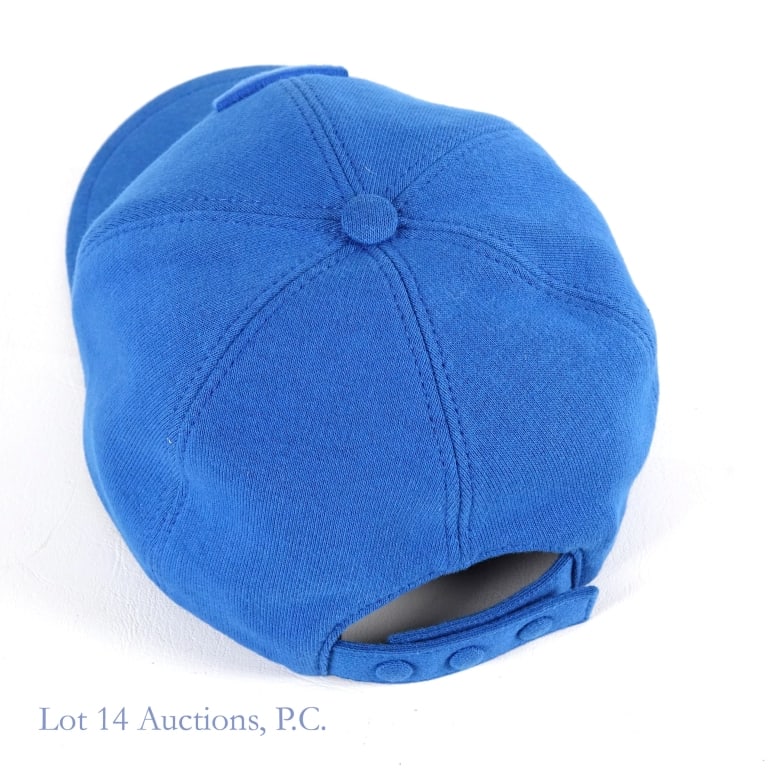 Burberry TB Monogram Bright Blue Baseball Cap - 4