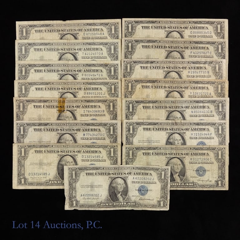 1935-1957 US $1 Silver Cert. - Blue Seal, 15 (1 of 5)