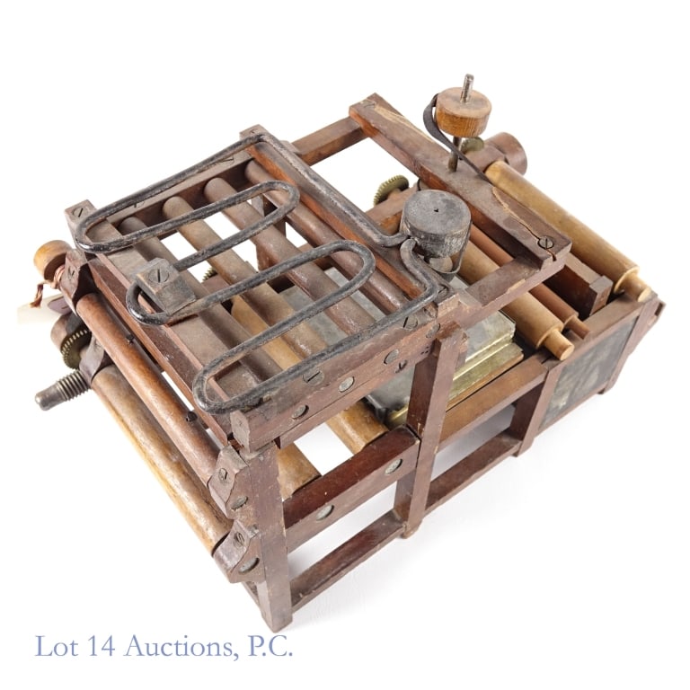 Samuel B.B. Nowlan Patent Model Varnishing Machine - 3