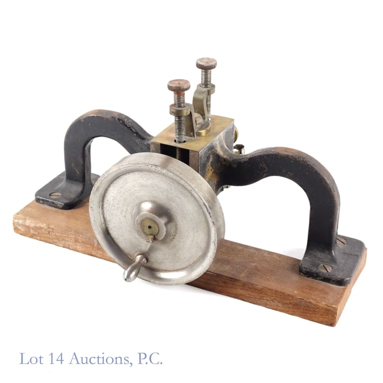 Henry A. Whiting Patent Model Hat Binding Machine - 2