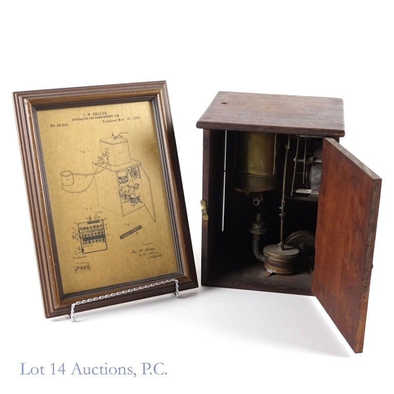 I.W. Shaler Patent Model Carbureting Machine, 1869 (1 of 8)