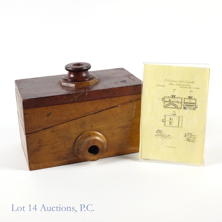 Patent Model Steam Engine Slide Valve, 1866 (1 of 6)