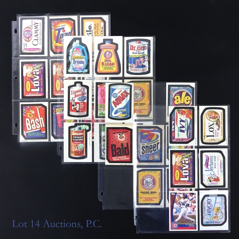 Wacky Packages, Soap Related Sticker Cards (+40) (1 of 3)