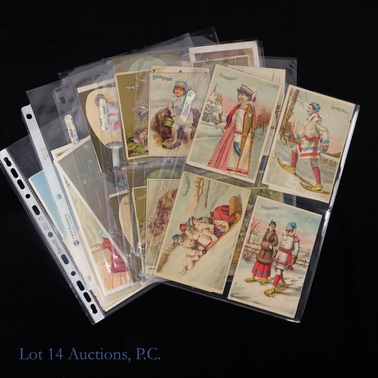 1800s Soapine Chromolithograph Trading & Postcards (1 of 6)