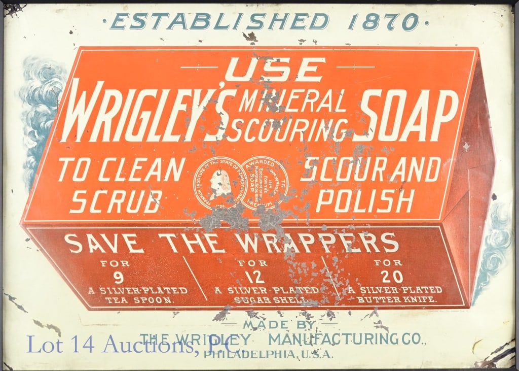 Wrigley's MFG Co Mineral Soap SST Sign (1 of 7)