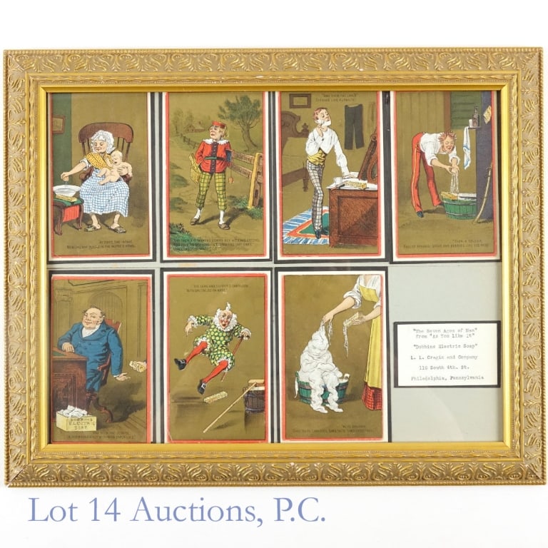 1870s Dobbins' Soap "As You Like It" Cards Set (1 of 3)