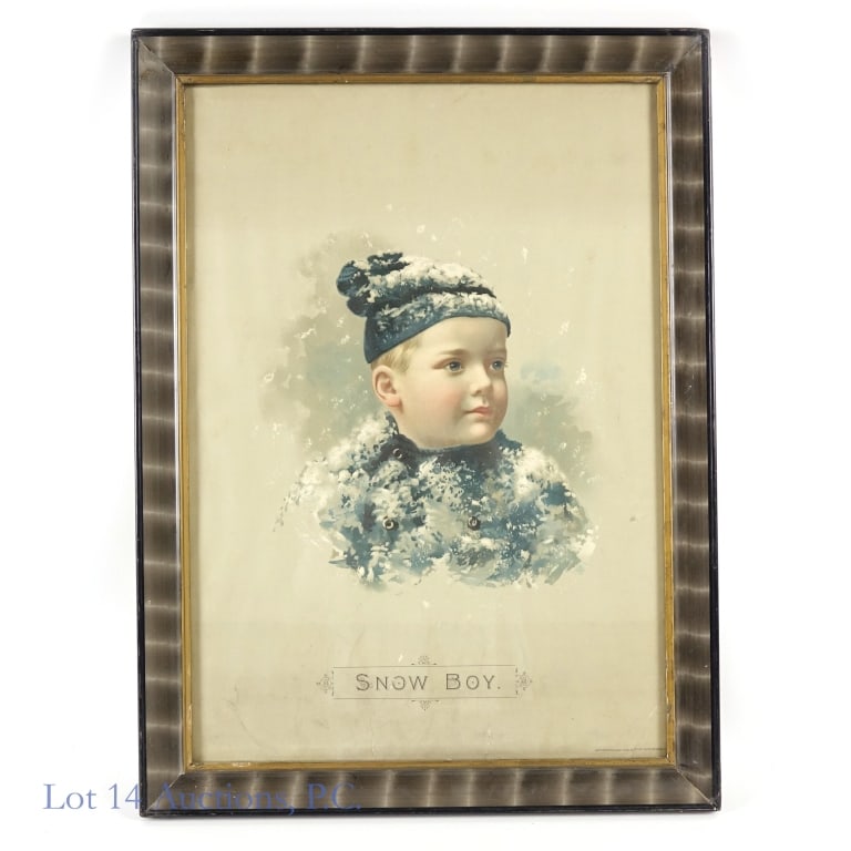 Victorian "Snow Boy" Soap Advertisement (1 of 5)