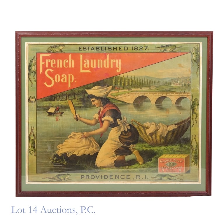 Early 1900s French Laundry Soap Advertisement (1 of 5)