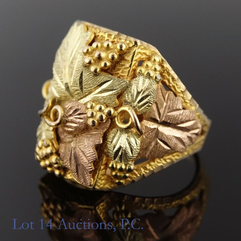 10K Tricolor Gold Ring (1 of 5)